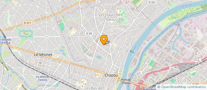 localisation de l'entreprise MONSIEUR NICOLAS RIBEIRO  CHATOU