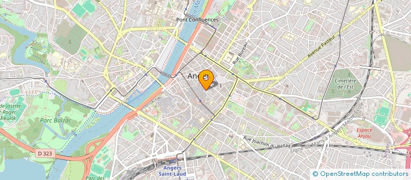 localisation de l'entreprise MONSIEUR NICOLAS RIBEMONT à ANGERS