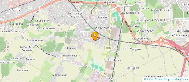 localisation de l'entreprise MONSIEUR NICOLAS RIBEYRE  JOUE-LES-TOURS