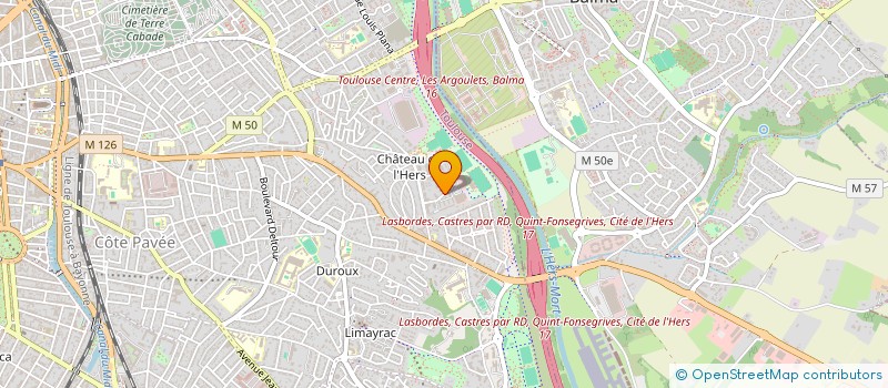 localisation de l'entreprise MONSIEUR NICOLAS RICARD  TOULOUSE