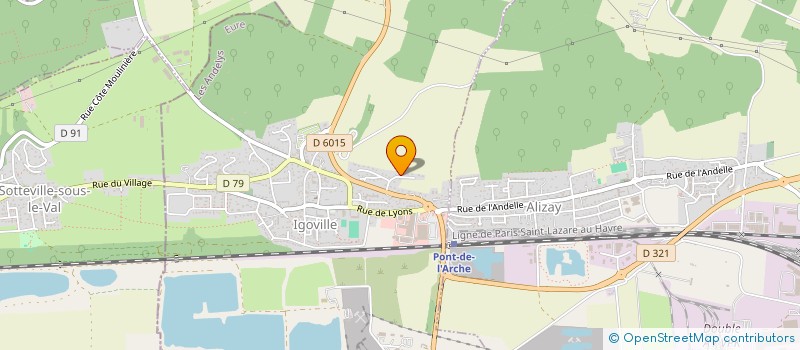 localisation de l'entreprise MONSIEUR NICOLAS RICHARD  IGOVILLE