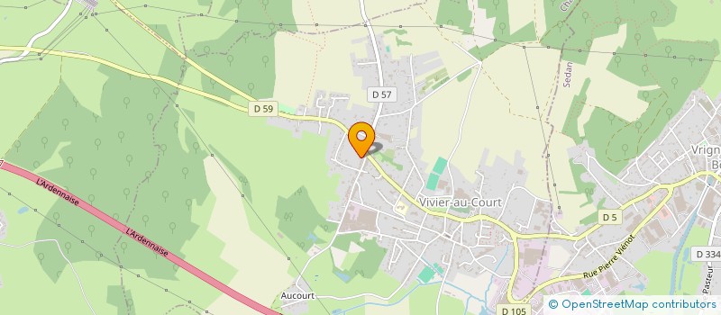 localisation de l'entreprise MONSIEUR NICOLAS RICHARD  VIVIER-AU-COURT