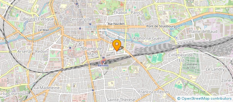 localisation de l'entreprise MONSIEUR NICOLAS RICHARD  RENNES