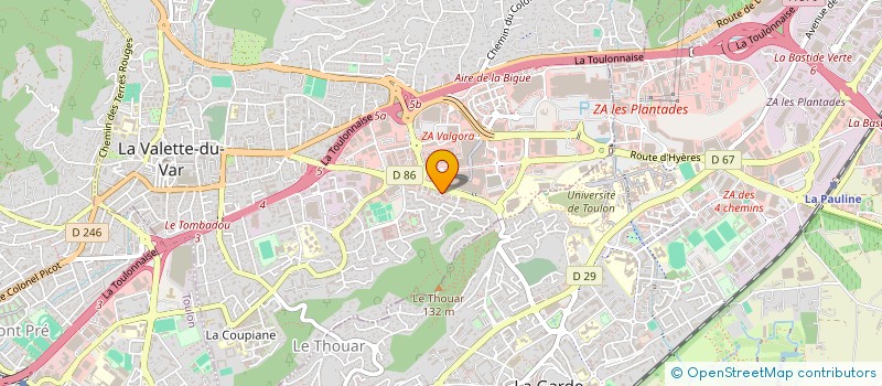 localisation de l'entreprise MONSIEUR NICOLAS RICHERME  LA VALETTE-DU-VAR