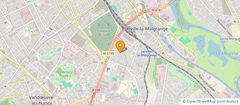 localisation de l'entreprise MONSIEUR NICOLAS RIGAUD  VANDUVRE-LES-NANCY