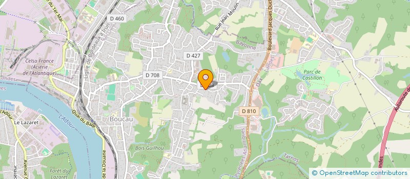 localisation de l'entreprise MONSIEUR NICOLAS RIGOULOT  BOUCAU