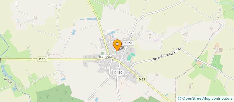 localisation de l'entreprise MONSIEUR NICOLAS RINGOT  BALLOTS