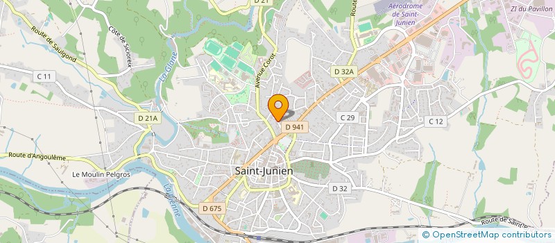 localisation de l'entreprise MONSIEUR NICOLAS RIOUBLANC à SAINT-JUNIEN