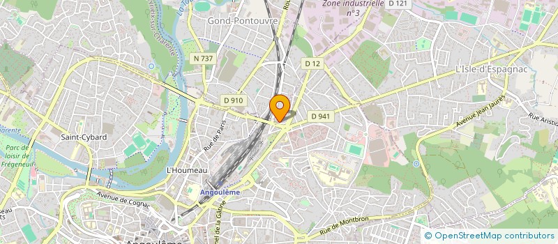 localisation de l'entreprise MONSIEUR NICOLAS RIQUIER  GOND-PONTOUVRE