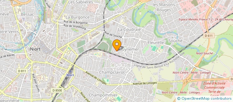 localisation de l'entreprise MONSIEUR NICOLAS RITTER à NIORT
