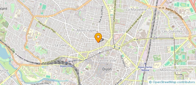 localisation de l'entreprise MONSIEUR NICOLAS RITZ à DIJON