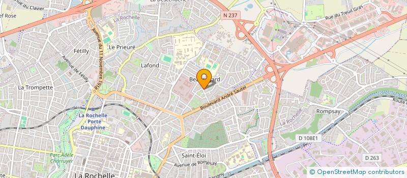 localisation de l'entreprise MONSIEUR NICOLAS RIVIERE  LA ROCHELLE