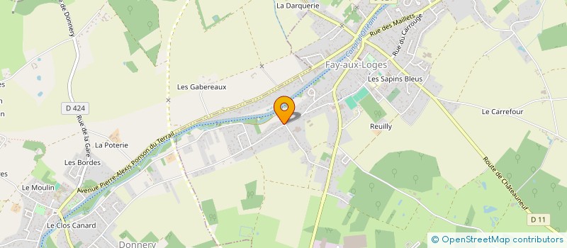 localisation de l'entreprise MONSIEUR NICOLAS RIVIERE à FAY-AUX-LOGES