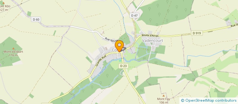 localisation de l'entreprise MONSIEUR NICOLAS ROBART  PUCHEVILLERS