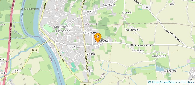 localisation de l'entreprise MONSIEUR NICOLAS ROBERT à FRANCHELEINS