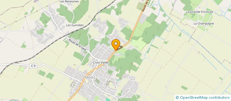 localisation de l'entreprise MONSIEUR NICOLAS ROBERTIERE  MEDIS