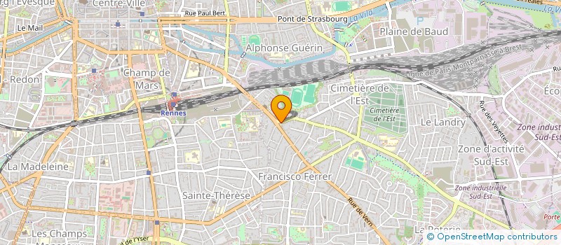 localisation de l'entreprise MONSIEUR NICOLAS ROBIC  SAINT-GREGOIRE