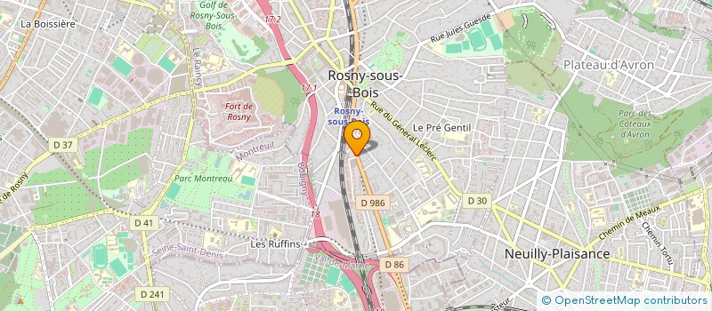 localisation de l'entreprise MONSIEUR NICOLAS ROBIN à ROSNY-SOUS-BOIS