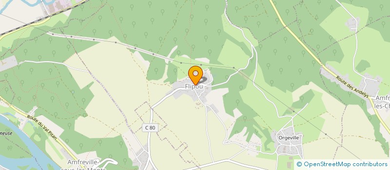 localisation de l'entreprise MONSIEUR NICOLAS ROBIN  AMFREVILLE-SOUS-LES-MONTS