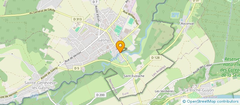 localisation de l'entreprise MONSIEUR NICOLAS ROBIN  GASNY