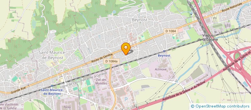 localisation de l'entreprise MONSIEUR NICOLAS ROCA à BEYNOST