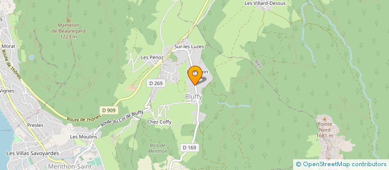 localisation de l'entreprise MONSIEUR NICOLAS ROCHEDY  BLUFFY