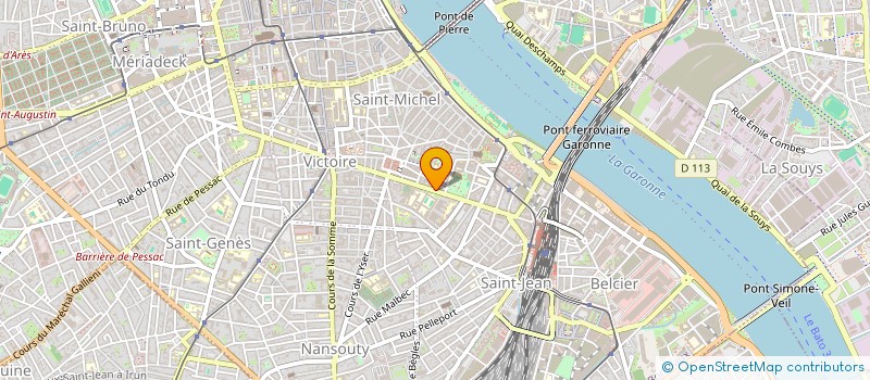 localisation de l'entreprise MONSIEUR NICOLAS ROCHER  TALENCE