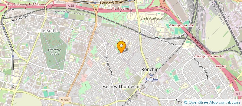 localisation de l'entreprise MONSIEUR NICOLAS RODET à LILLE
