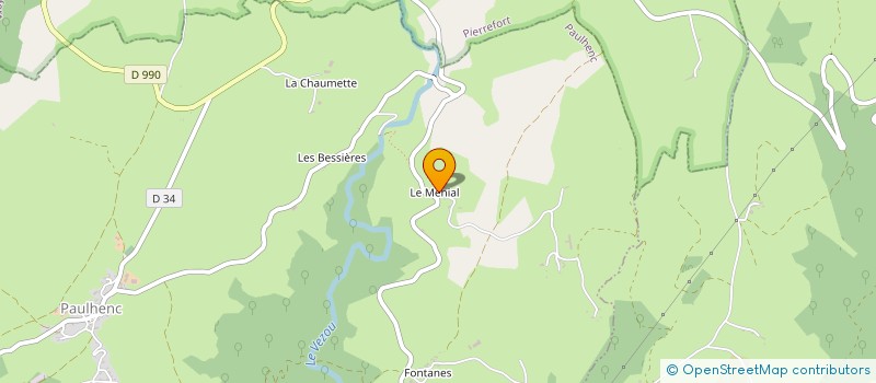 localisation de l'entreprise MONSIEUR NICOLAS RODIER à PIERREFORT
