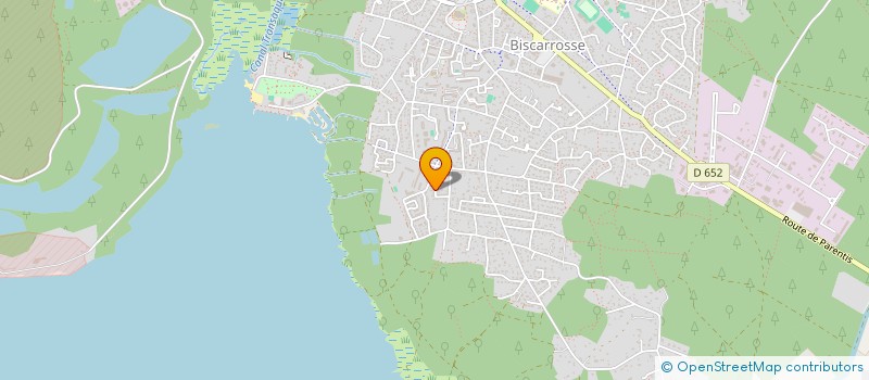 localisation de l'entreprise MONSIEUR NICOLAS RODOLAUSSE  BISCARROSSE