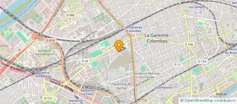 localisation de l'entreprise MONSIEUR NICOLAS RODRIGUES  LA GARENNE-COLOMBES