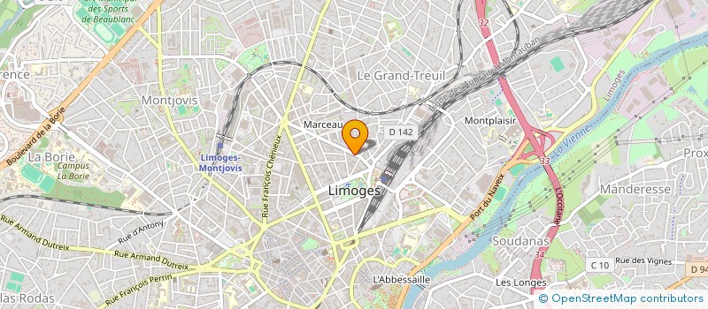 localisation de l'entreprise MONSIEUR NICOLAS RODRIGUES à LIMOGES