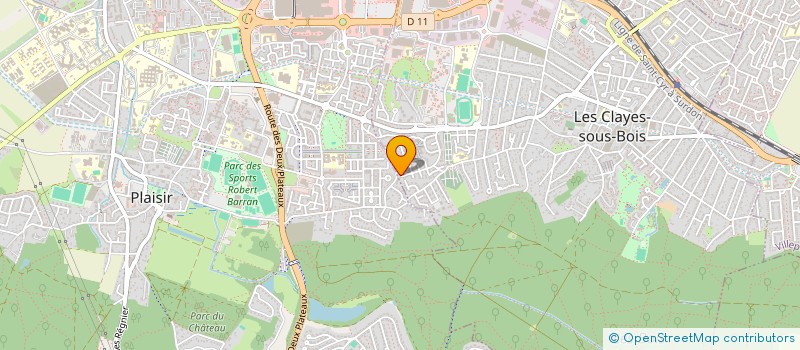 localisation de l'entreprise MONSIEUR NICOLAS RODRIGUES  LES CLAYES-SOUS-BOIS