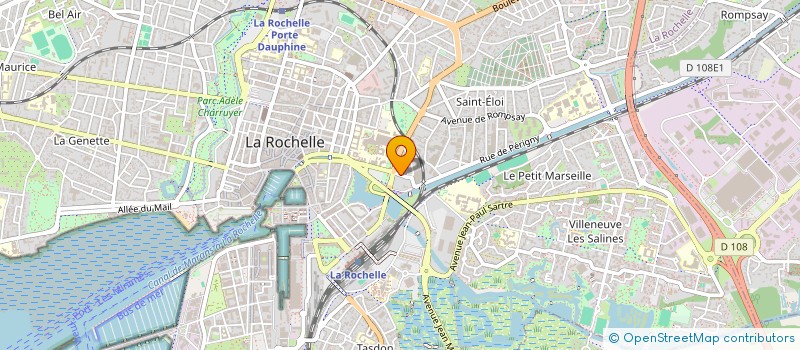 localisation de l'entreprise MONSIEUR NICOLAS RODRIGUES  LA ROCHELLE