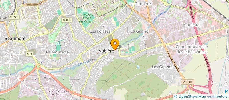 localisation de l'entreprise MONSIEUR NICOLAS ROGER  AUBIERE