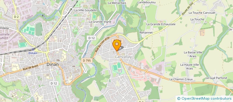 localisation de l'entreprise MONSIEUR NICOLAS ROGER  LANVALLAY