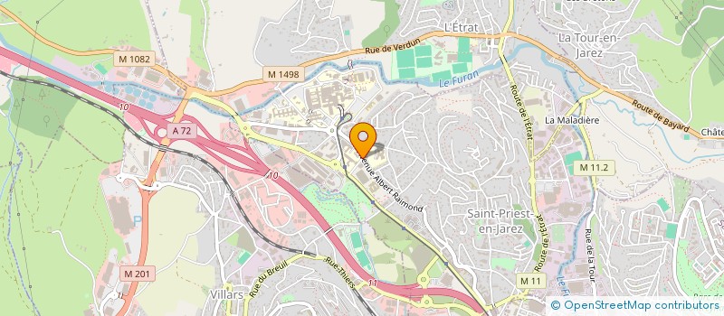 localisation de l'entreprise MONSIEUR NICOLAS ROLAND  SAINT-GALMIER