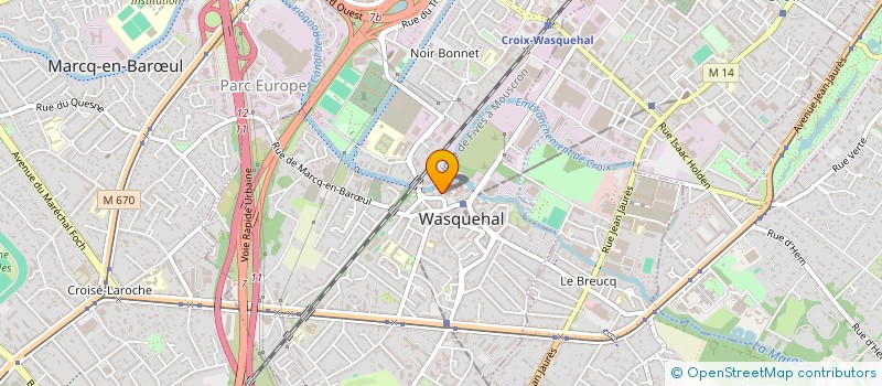 localisation de l'entreprise MONSIEUR NICOLAS ROLAND à WASQUEHAL