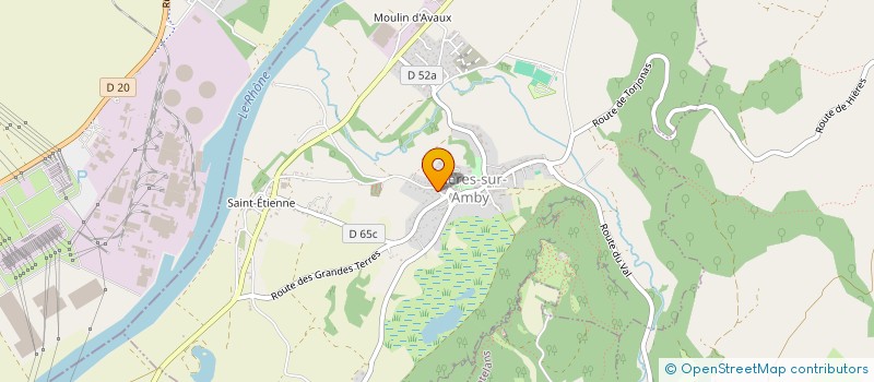 localisation de l'entreprise MONSIEUR NICOLAS ROLLAND  HIERES-SUR-AMBY