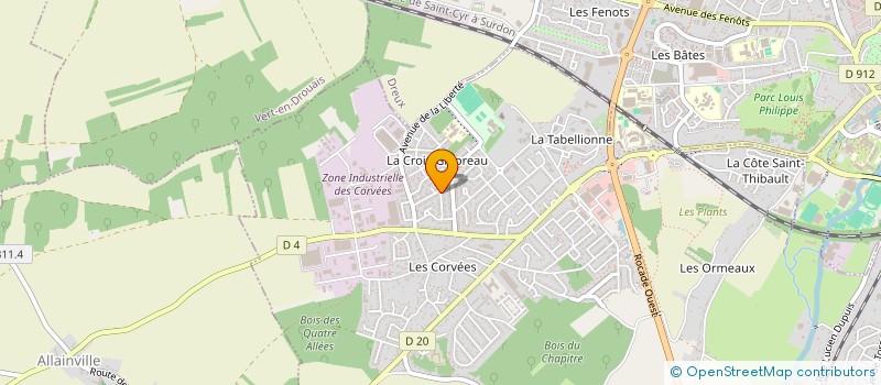 localisation de l'entreprise MONSIEUR NICOLAS ROLLE  VERNOUILLET