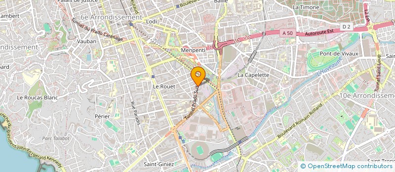localisation de l'entreprise MONSIEUR NICOLAS ROMAN à MARSEILLE