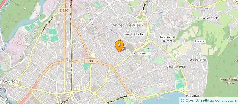 localisation de l'entreprise MONSIEUR NICOLAS ROMANO à ANNECY