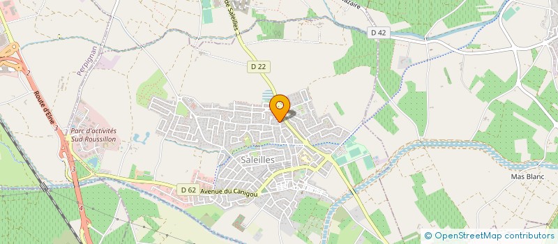 localisation de l'entreprise MONSIEUR NICOLAS ROMERO  SALEILLES