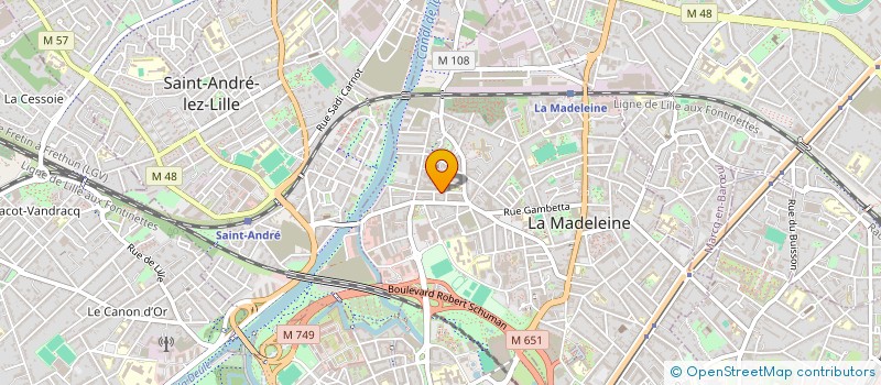 localisation de l'entreprise MONSIEUR NICOLAS RONCERAY à LA MADELEINE