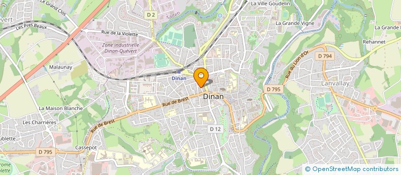 localisation de l'entreprise MONSIEUR NICOLAS RONDEAU à DINAN