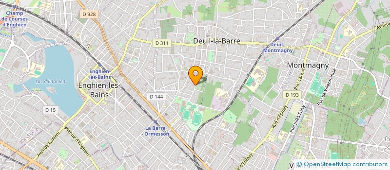 localisation de l'entreprise MONSIEUR NICOLAS RONDEAU  DEUIL-LA-BARRE