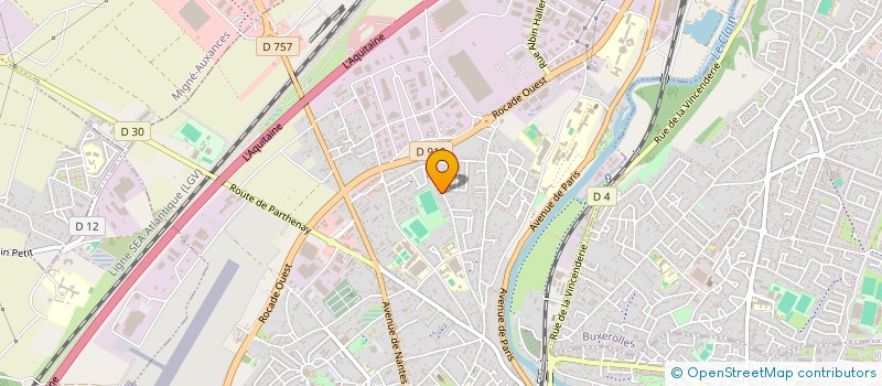 localisation de l'entreprise MONSIEUR NICOLAS RONDET  POITIERS