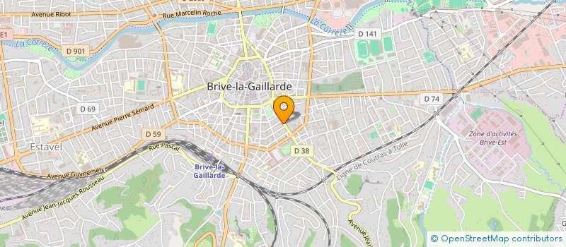 localisation de l'entreprise MONSIEUR NICOLAS RONDET  BRIVE-LA-GAILLARDE