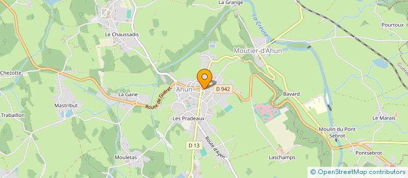 localisation de l'entreprise MONSIEUR NICOLAS RONZAUD à AHUN