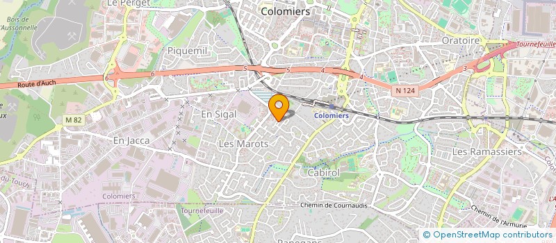 localisation de l'entreprise MONSIEUR NICOLAS ROQUEFORT à COLOMIERS